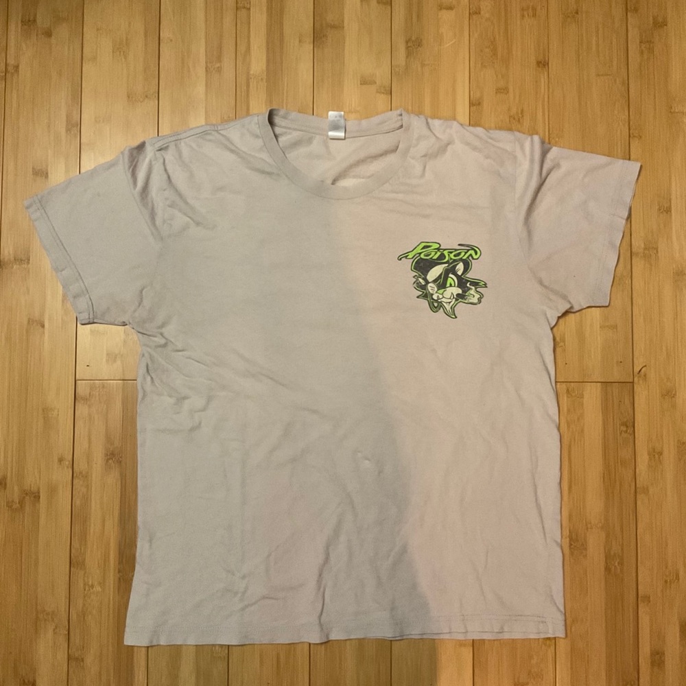Poison band graphic t shirt